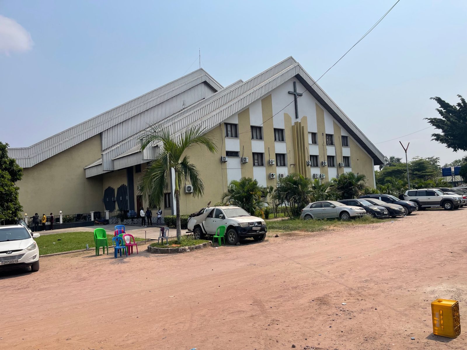 The Cathédrale du Centenaire Protestant in Kinshasa, where the conference was held